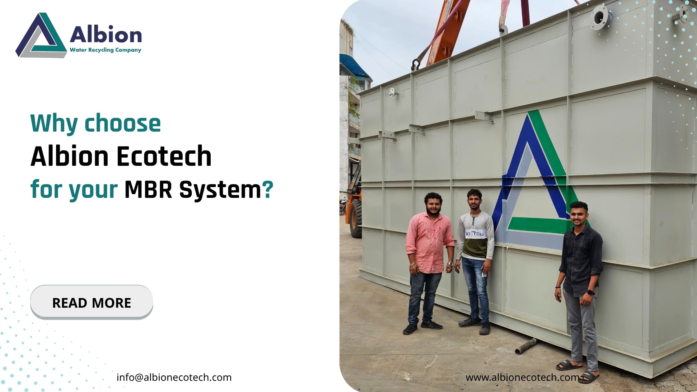 Why choose Albion Ecotech for your MBR System?